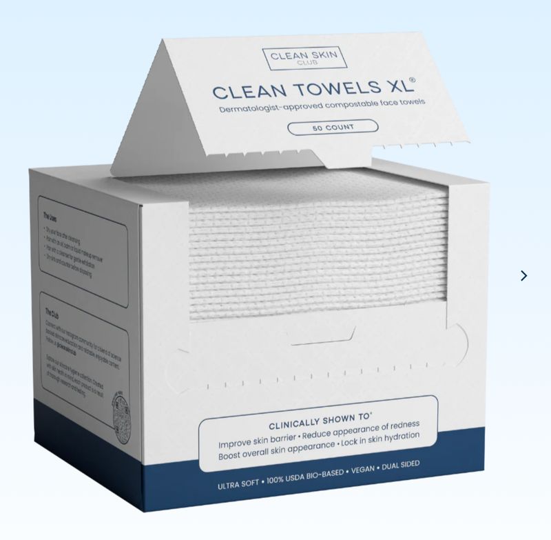 Clean Towels™ Xl, Disposable Face Towels