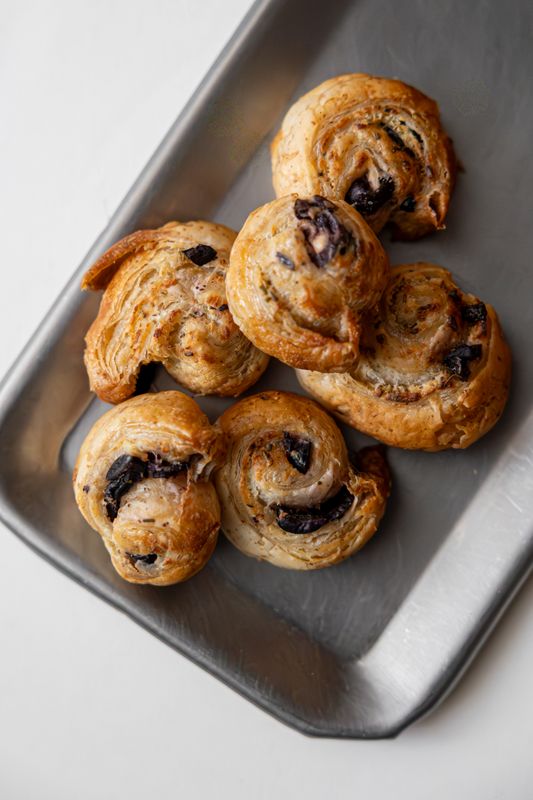 Petits rolls salés olives de kalamata &amp; romarin (x10)