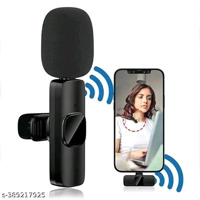 2-in-1 K8 Wireless Clip Microphone – Portable Mini Mic with Universal Type-C for All Devices