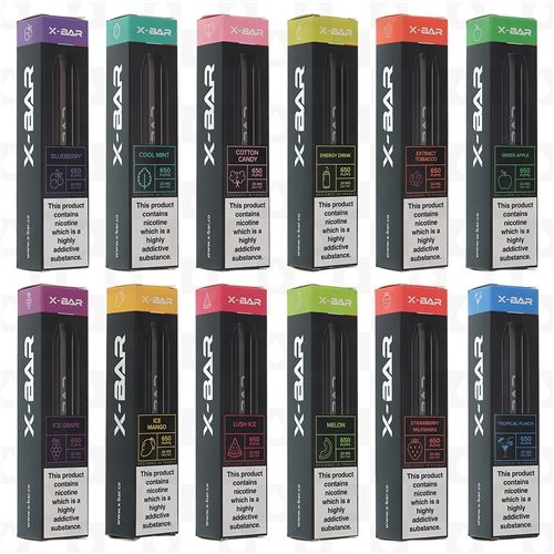 X-Bar Vape, 2ml, 650 puffs