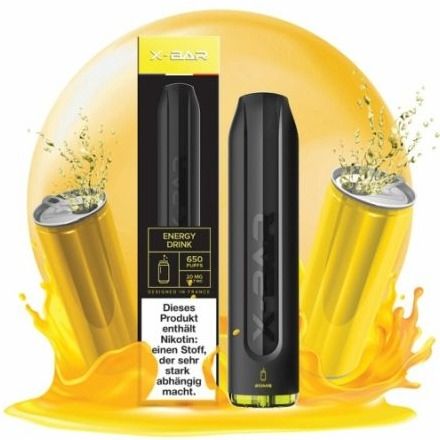 X-Bar Vape, 2ml, 650 puffs, Flavour: Boost Drink, 0mg