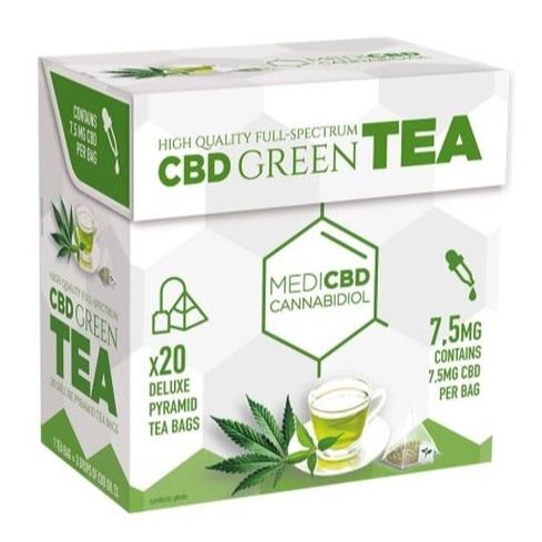 MediCBD Green Tea 7.5mg CBD, X 20