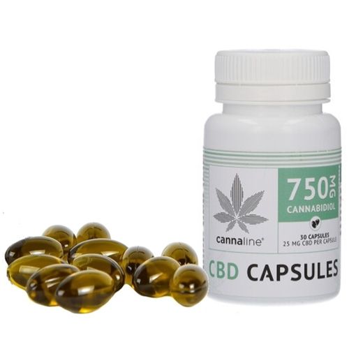 Cannaline CBD Capsules, 750mg