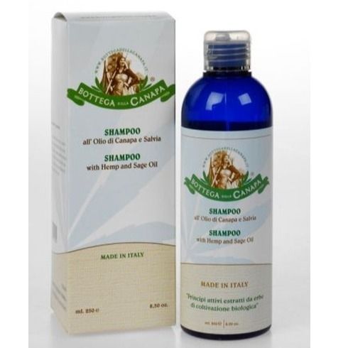 Hair Shampoo With Hemp &amp; Sage Oil, 250ml