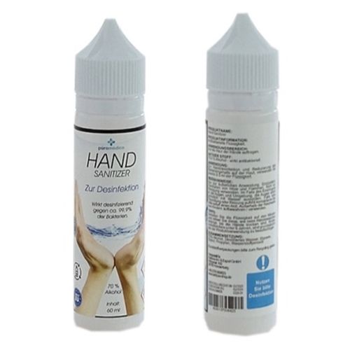 Hand Sanitizer, 70 % Alcohol, 60ml