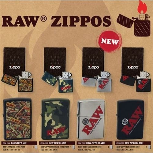 RAW Zippo Silver