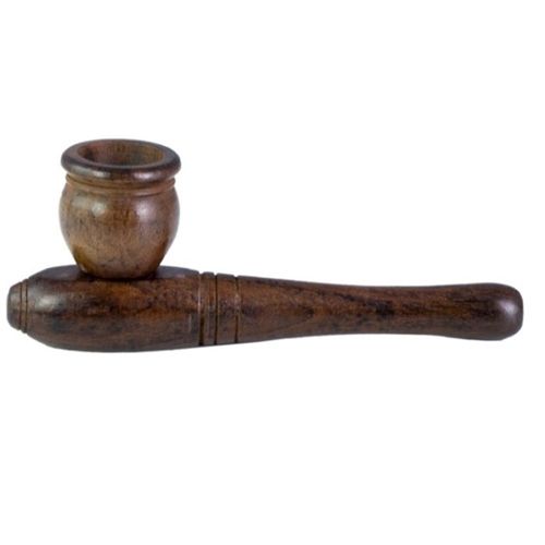 Ebony Wooden Pipe, 10cm