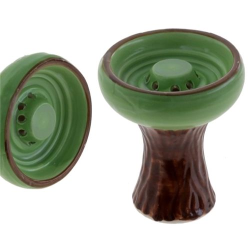 Ceramic Bowl Brown/Green 100/80mm