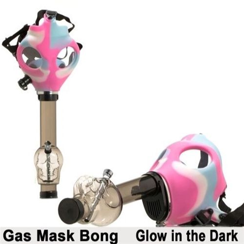 Gas Mask Pink Skull