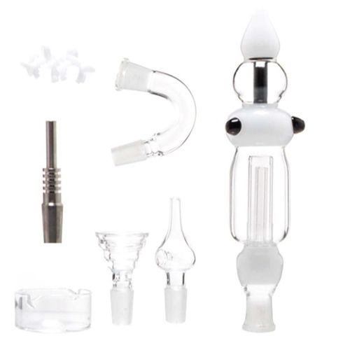 Nectar Collector Set including Quartz Nail, Titanium Nail, Herb Bowl &amp; Oil Dish