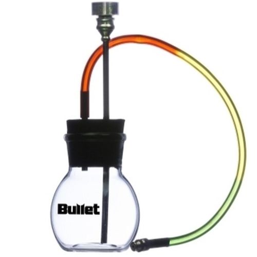 Bullet Mini Glass Hookah with Pipe, 12cm