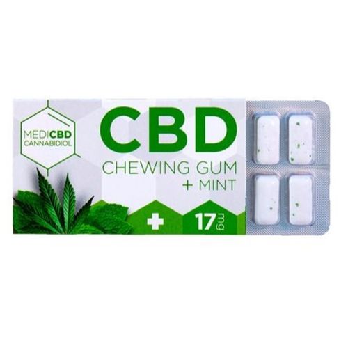 MediCBD Mint Chewing Gum, X 12