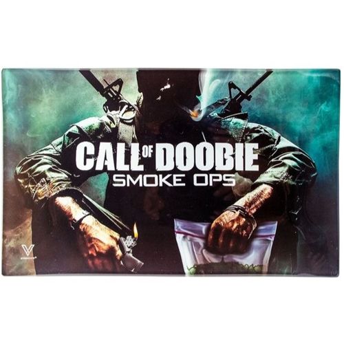 Call of Doobie Glass Rolling Tray, 26cm