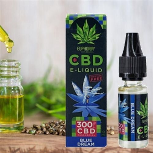 Euphoria CBD E-Liquid, 300mg, 10ml, Flavour: Blue Dream