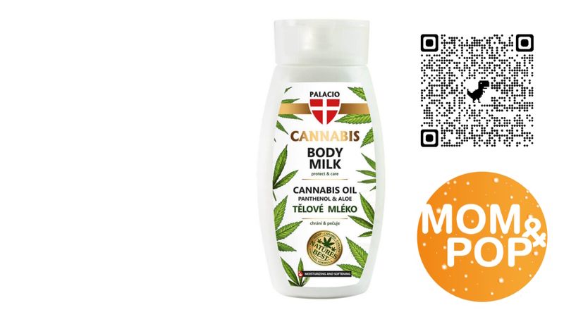 Palacio Cannabis Body Milk with Cannabis Oil, 250ml