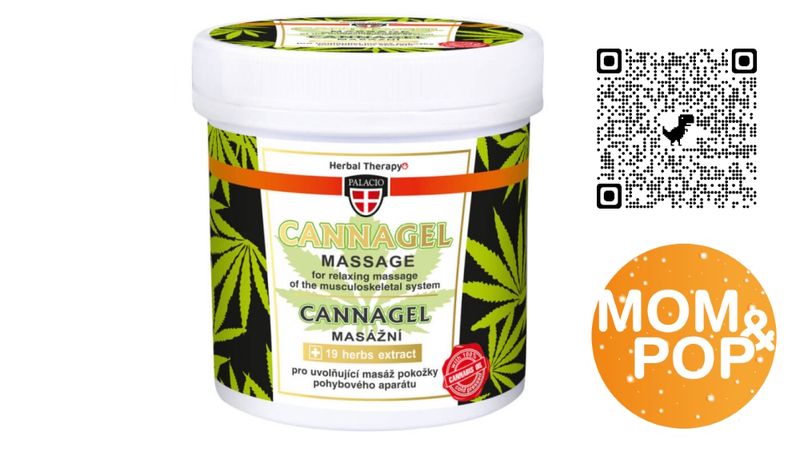 Palacio Cannabis Massage Gel, 250ml