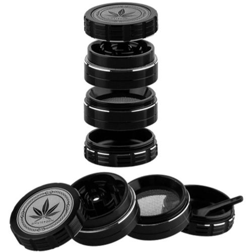 Grace Glass Amsterdam Black - 4 Parts, 40mm
