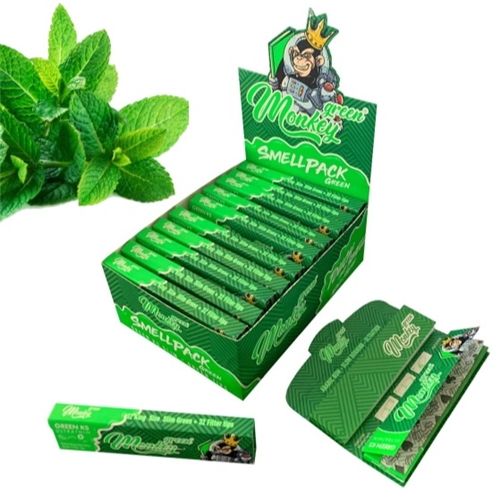 Monkey King Green Mint King Size Slim + Tips