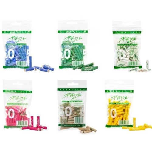 Purize Xtra Slim Charcoal Filters Bag, X 50