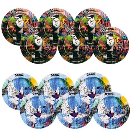 Banksy&#39;s Graffiti Ashtrays Set 4 - 13,5 cm