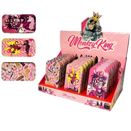 Monkey King Tin Metal Box Bubble Gum Edition, 11.5cm X 6cm X 2cm