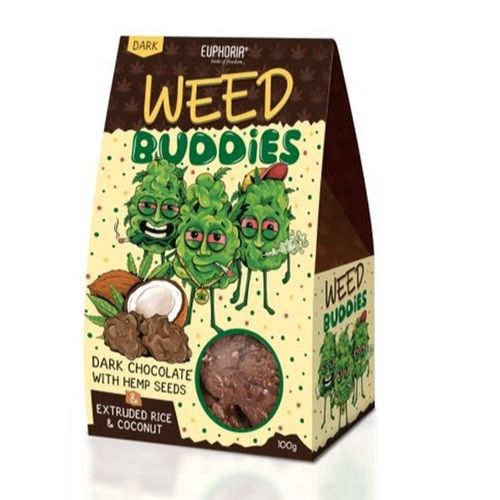 Weed Buddies Dark Chocolate, 100g