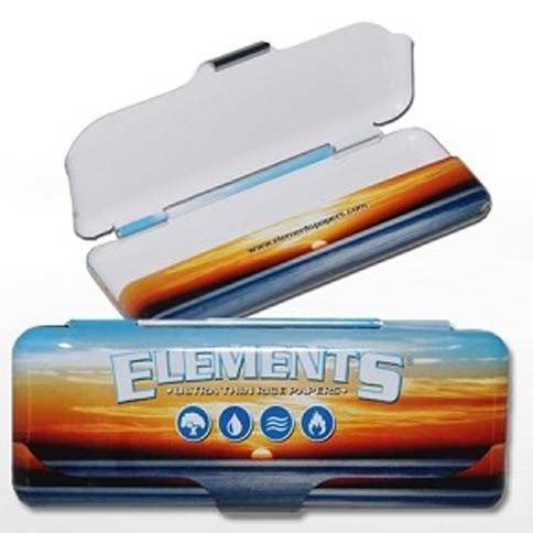 Elements Blue Paper Tin Case 1 1/4
