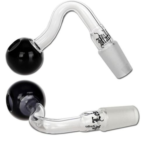 Black Leaf  Glass Banger NS 14, Color: Black