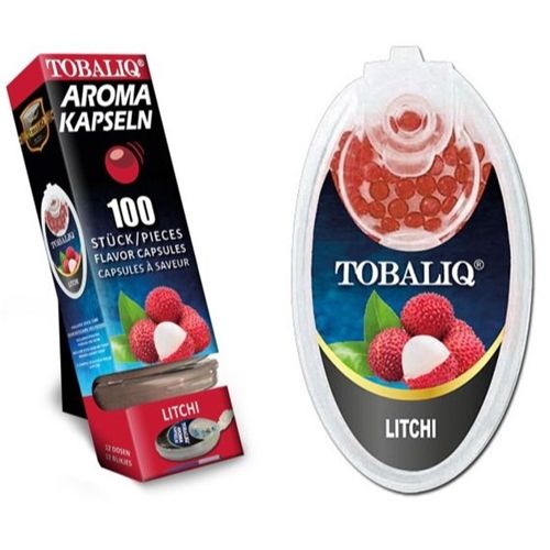 Tobaliq Aroma Capsules, X 100, Flavour: Litchi