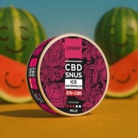 Euphoria CBD Snus 375mg (15 x 25mg)