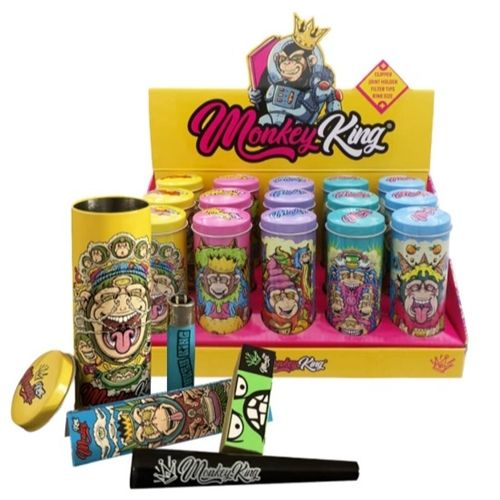 Monkey King Monkey Pack Round Tin Box