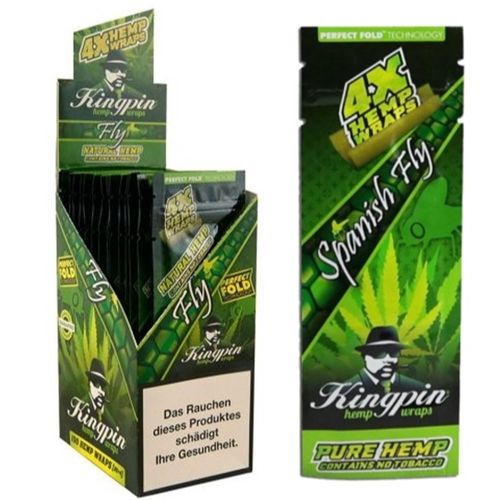 Kingpin Hemp Blunts Spanish Fly - Energy Drink, X 4