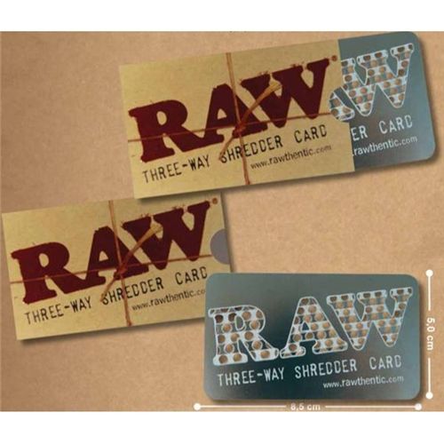 RAW Shredder Card, 8.5 x 5.5 cm