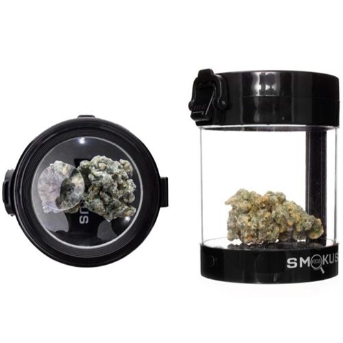 Smokus Focus Stash Jar - Black, 47/75mm