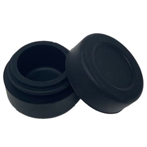 Silicone Jar Black For Oil &amp; Wax, 28mm