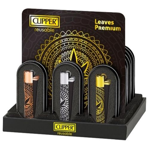 Clipper Large Metal Leaves Premium