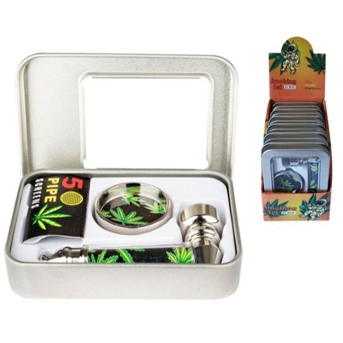 Pipe Set &#39;Hemp Leave&#39;