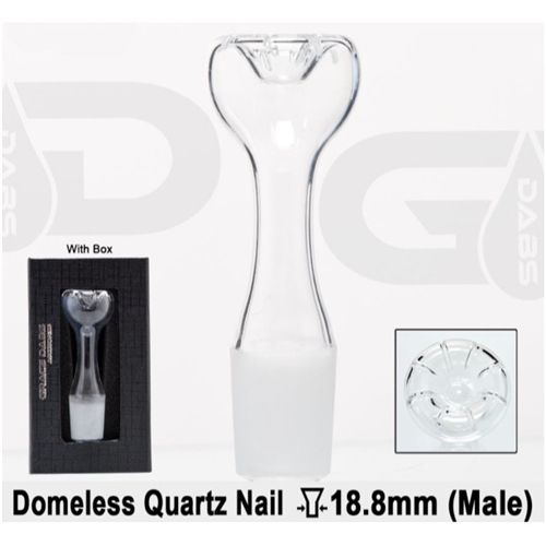 Dome-less Quartz Nail for Oil Bongs, SG 18.8mm