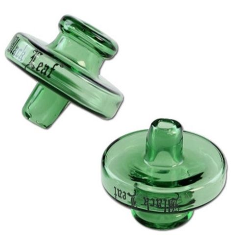 Black Leaf Carb Cap Ø 35mm, 3cm, Color: Green