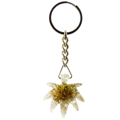 Weed Leaf Key Ring