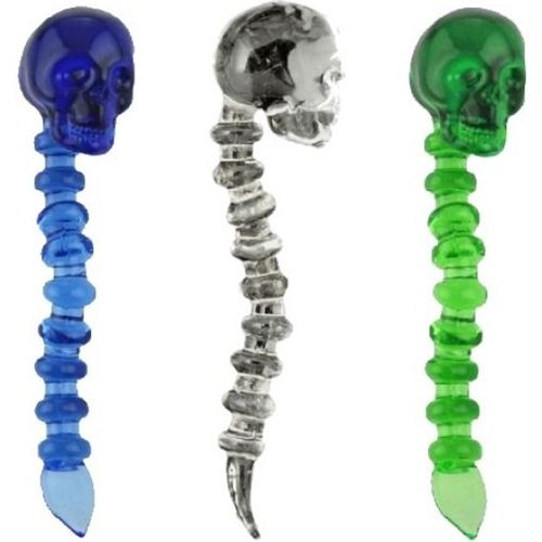 Glass Dabber Skull, 13cm