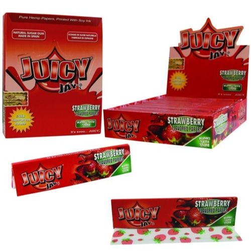 Juicy Jay&#39;s Strawberry King Size Slim