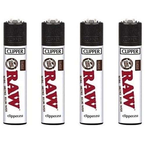 RAW Clipper Large White + Red Logo Large