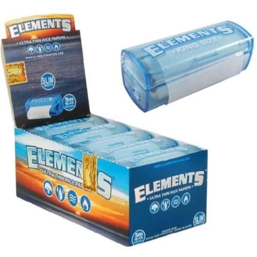 Elements Blue King Size Rolls 5m &amp; Plastic Holder