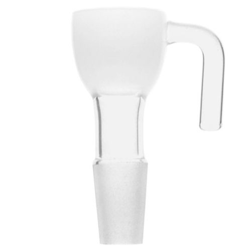 Glass Bowl Milky + Handle, 14.5