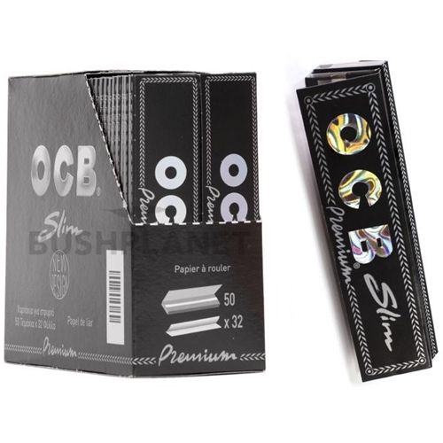 OCB Black King Size Slim &amp; Tips