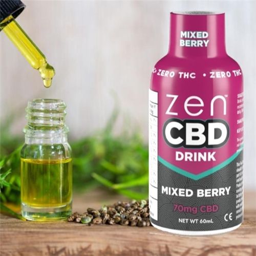 Zen CBD Drink Mixed Berry 70mg CBD/bottle, 60ml