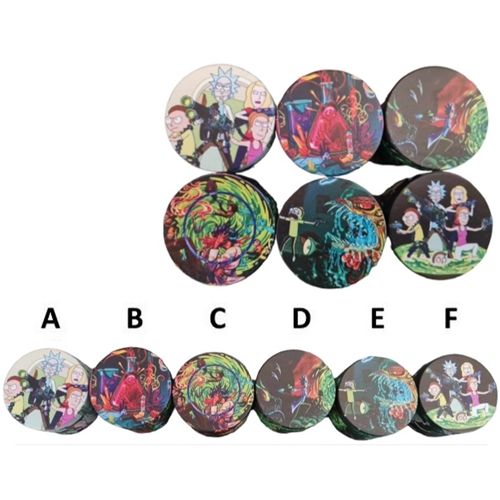 Rick and Morty - 4 Parts, 50mm