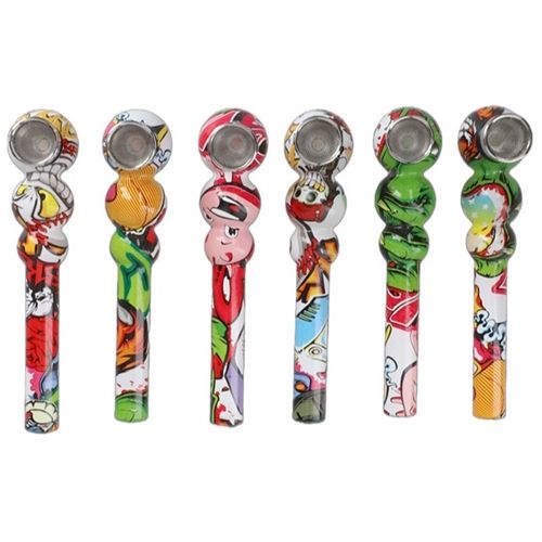 Comics Glass Pipe, 12cm