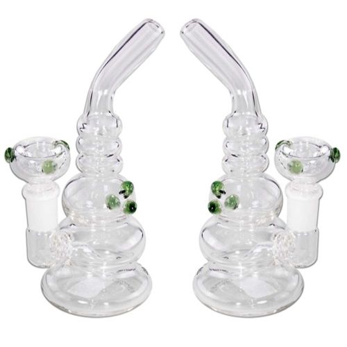 Black Leaf Mini-Bubbler Green, 15cm